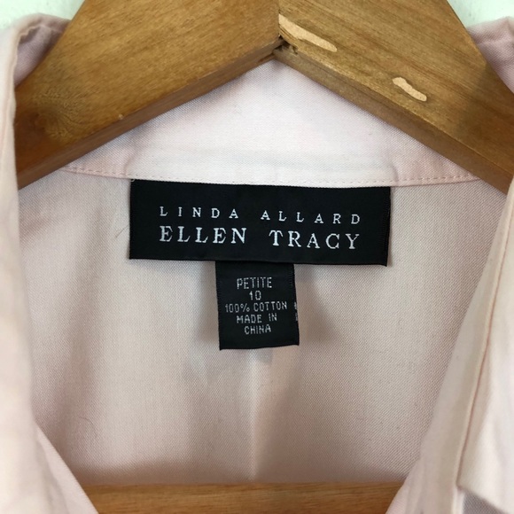 Ellen Tracy Pink Button Down - Picture 2 of 2